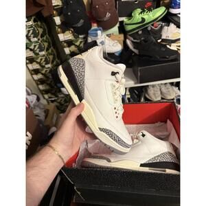 Jordan retro 3 white cement sz 10.5